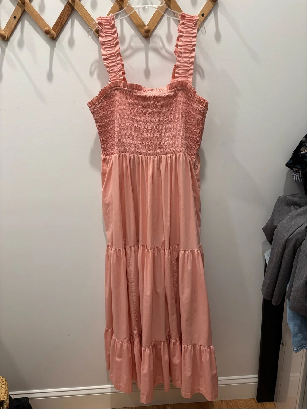 abercrombie pink dress and Fitch smocked maxi with pockets size xxl red sparkly mini dress size:L - EU 40 high slit detail Summer Dress for Women Mini dress